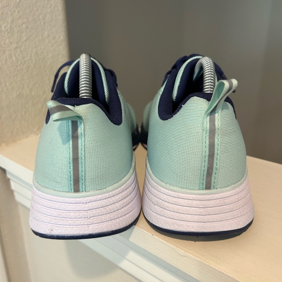 Z by Zella Lifestyle Lace-up Knit Running Shoe  Aqua/Blue Women’s Size 10 - Picture 8 of 9